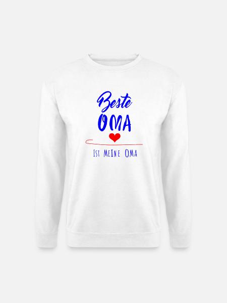 beste Oma - Unisex Pullover - Weiß