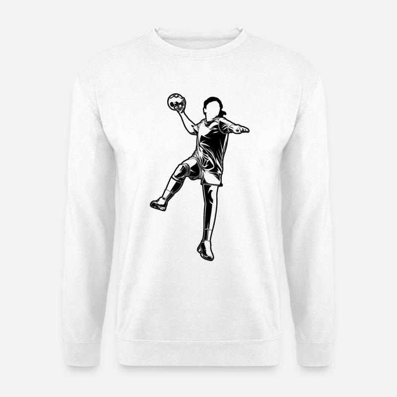 Handball Mädchen - Unisex Pullover - Weiß