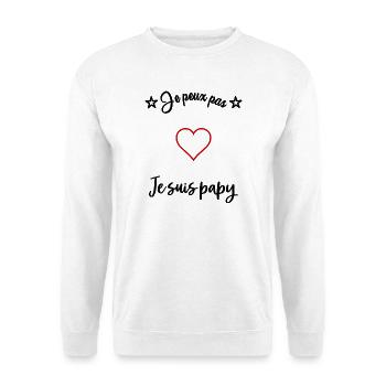 OPA. VATERTAG. FROHER VATERTAG. ICH LIEBE DICH. - Unisex Pullover - Weiß - Vorne