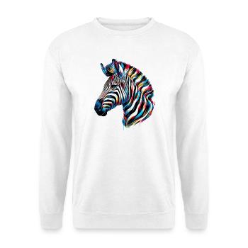 Zebra - Unisex Sweatshirt - white - Front