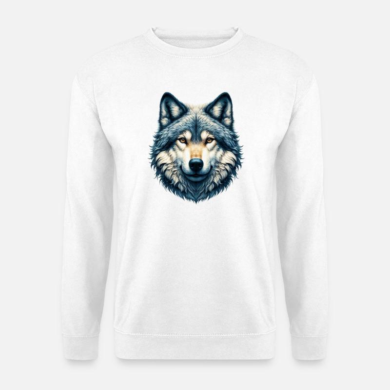 Wolf - Unisex Sweatshirt - white