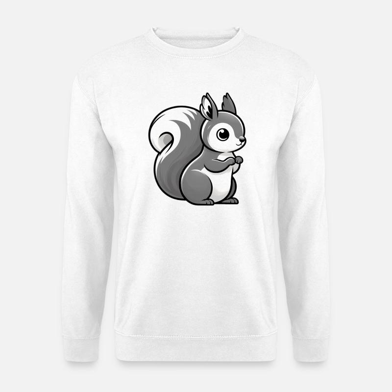 Eichhörnchen - Unisex Pullover - Weiß