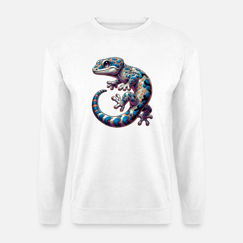 Gecko - Unisex Pullover - Weiß