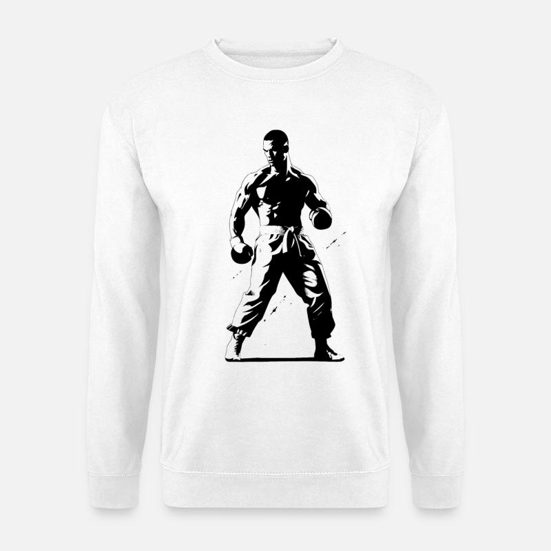 Kickboxer - Unisex Pullover - Weiß