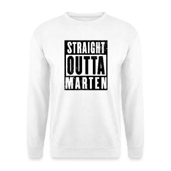 Marten, Dortmund Stadtteil, Ruhrgebiet, Ruhrpott, - Unisex Pullover - Weiß - Vorne
