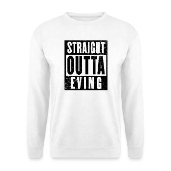 Eving, Ruhrgebiet, Ruhrpott, echter Evinger - Unisex Pullover - Weiß - Vorne