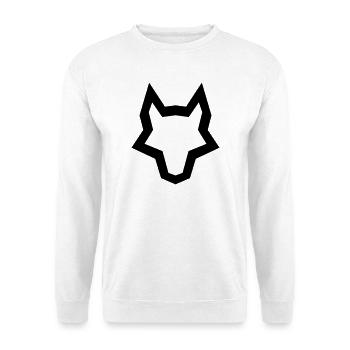 LOGO du loup - Sweat-shirt Unisexe - blanc - Devant