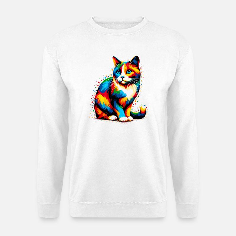 Cat - Unisex Sweatshirt - white