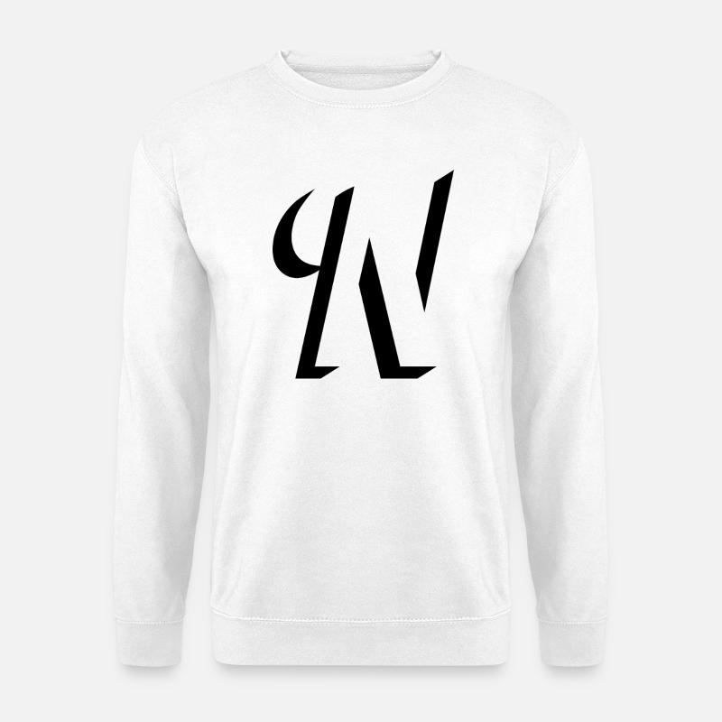 Letter N, Name, der Buchstabe N - Unisex Pullover - Weiß