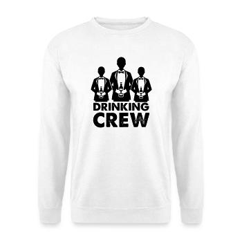 drinking_crew_01 - Unisex Pullover - Weiß - Vorne