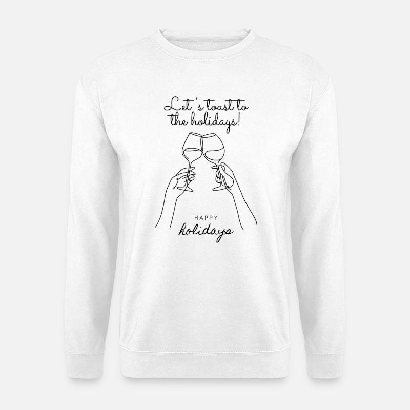 Lasst uns anstoßen - Unisex Pullover - Weiß