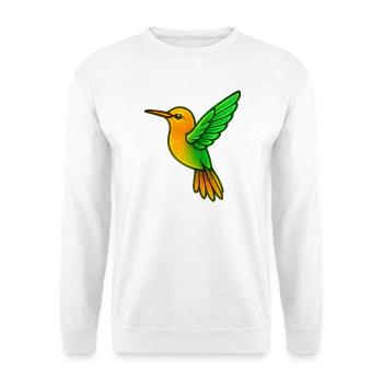 Hummingbird Bird - Unisex Sweatshirt - white - Front