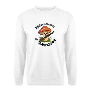 Bester Pilzjäger - Unisex Pullover - Weiß - Vorne