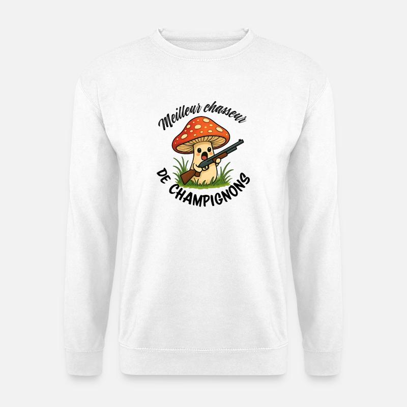 Bester Pilzjäger - Unisex Pullover - Weiß