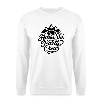 Après Ski Party Crew Lunettes de Ski - Sweat-shirt Unisexe - blanc - Devant