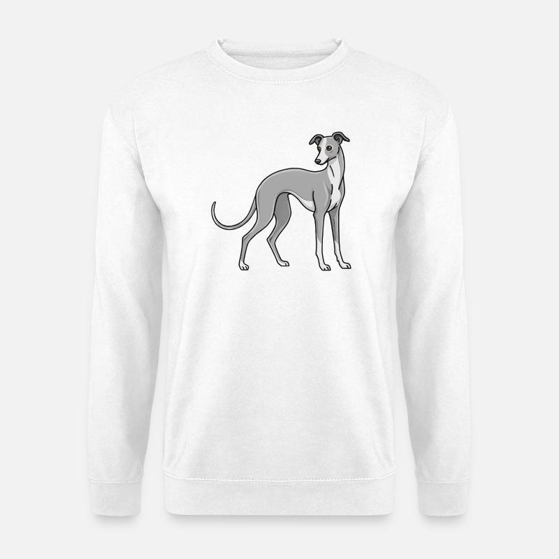 Italienisches Windspiel Windhund - Unisex Pullover - Weiß