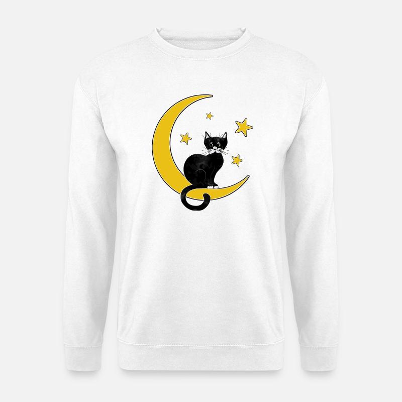 Katze - Unisex Pullover - Weiß