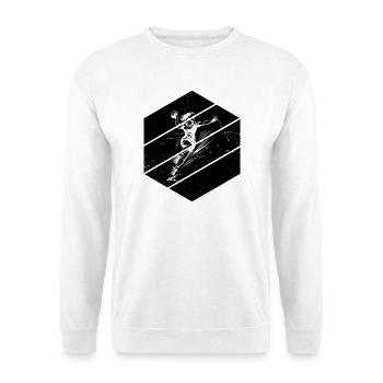 Direkte Handball Aussage fuer Frauen - Unisex Pullover - Weiß - Vorne