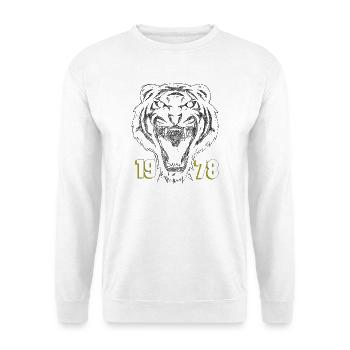 Roaring Tiger 1978 Retro - Unisex Sweatshirt - white - Front