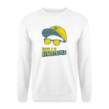 Bull Streetstyle Design - Unisex Pullover - Weiß - Vorne