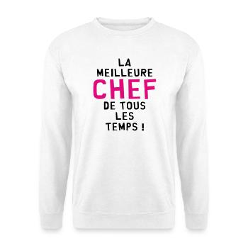 Best Chef of All Time - Unisex Sweatshirt - white - Front