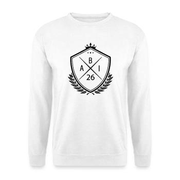 Abi Wappen Abitur 26 - Unisex Pullover - Weiß - Vorne