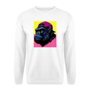 gorilla - Unisex Sweatshirt - white - Front