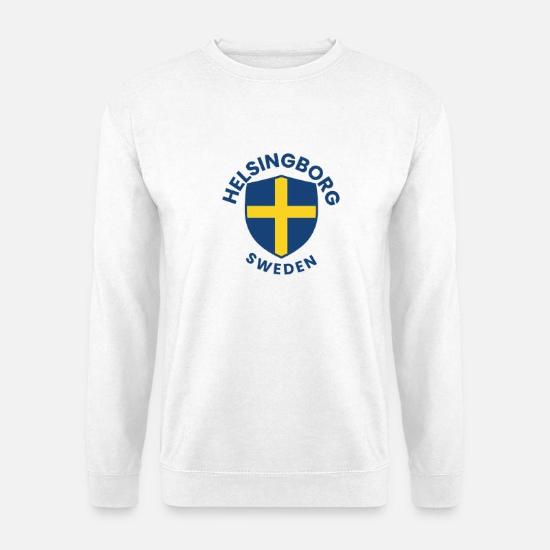 Helsingborg Shield Crest - Unisex Sweatshirt - white