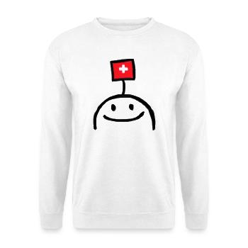 Lustiges Schweizer Geschenk - Unisex Pullover - Weiß - Vorne