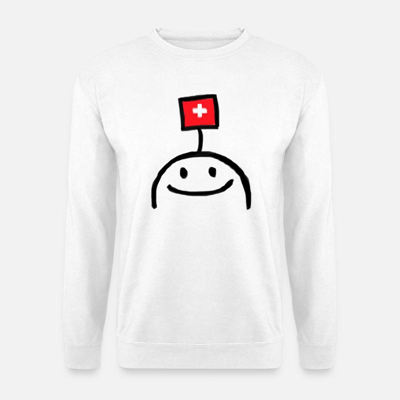 Lustiges Schweizer Geschenk - Unisex Pullover - Weiß