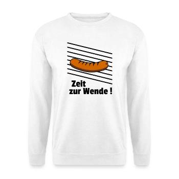 Wurst Wende - Unisex Pullover - Weiß - Vorne