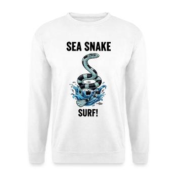 Danger Surf Sea Snake Black - Unisex Pullover - Weiß - Vorne