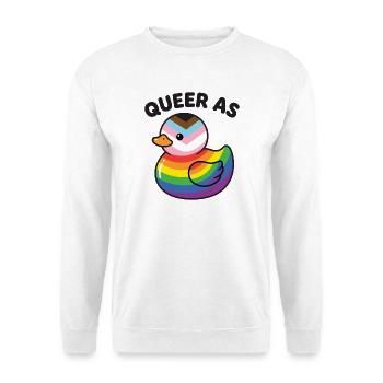 Pride Month LGBT – Schwul wie Ente - Unisex Pullover - Weiß - Vorne