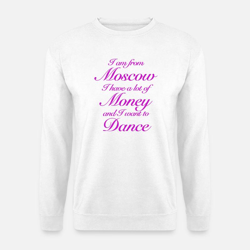Ich komme aus Moskau - Unisex Pullover - Weiß