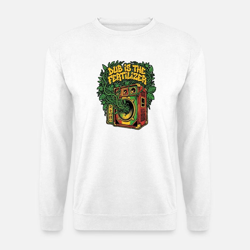 Dub Reggae Soil - Unisex Pullover - Weiß