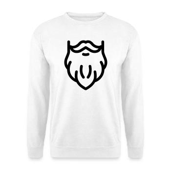 Beard - Unisex Pullover - Weiß - Vorne