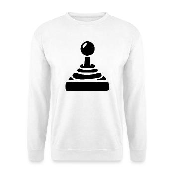 Joueur cadeau joystick - Sweat-shirt Unisexe - blanc - Devant
