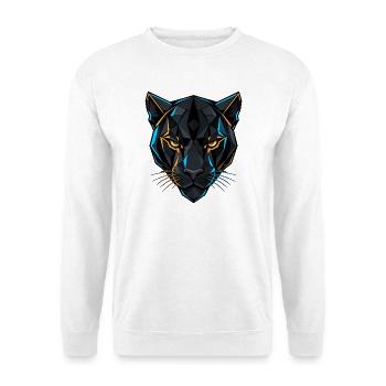 Geometric Panther - Unisex Sweatshirt - white - Front