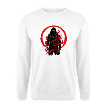 Dunkler Schatten Ninja Ring - Unisex Pullover - Weiß - Vorne