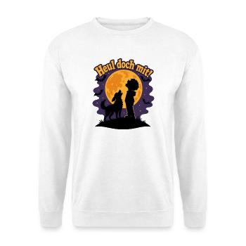 Mondschein-Rudel - Unisex Pullover - Weiß - Vorne