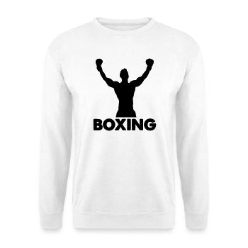 Boxing - Unisex Pullover - Weiß - Vorne