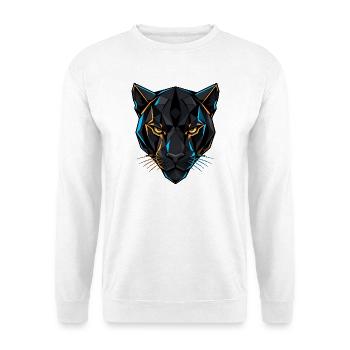 Neon Panther – Wild Precision - Unisex Sweatshirt - white - Front