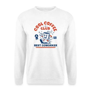 Coffee Club Kaffeeliebhaber-Kollegen-Geschenk - Unisex Pullover - Weiß - Vorne