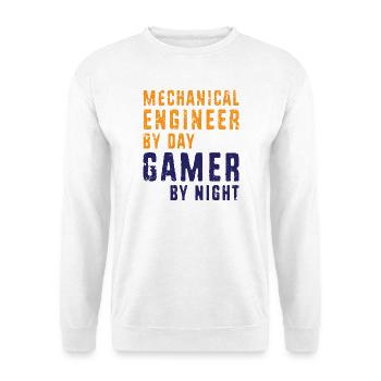 Maschinenbau Ingenieur - Unisex Pullover - Weiß - Vorne - Alina (178cm) & Michal (187cm)