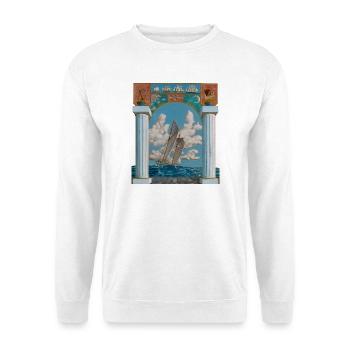 Segelkunst - Unisex Pullover - Weiß - Vorne - Alina (178cm) & Michal (187cm)