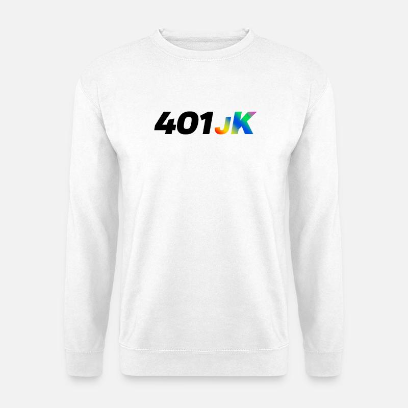 401JK Rainbow Gradient - Unisex Sweatshirt - white