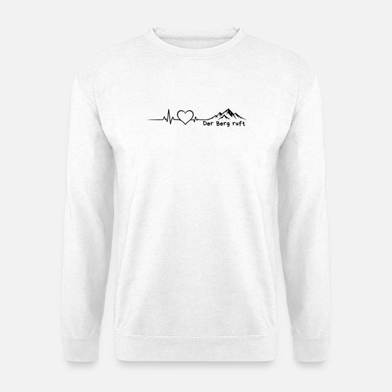 The mountain is calling - Unisex Sweatshirt - white