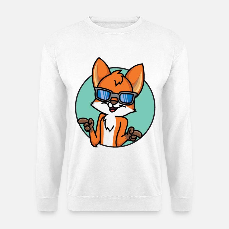 Funny Fox - Unisex Sweatshirt - white