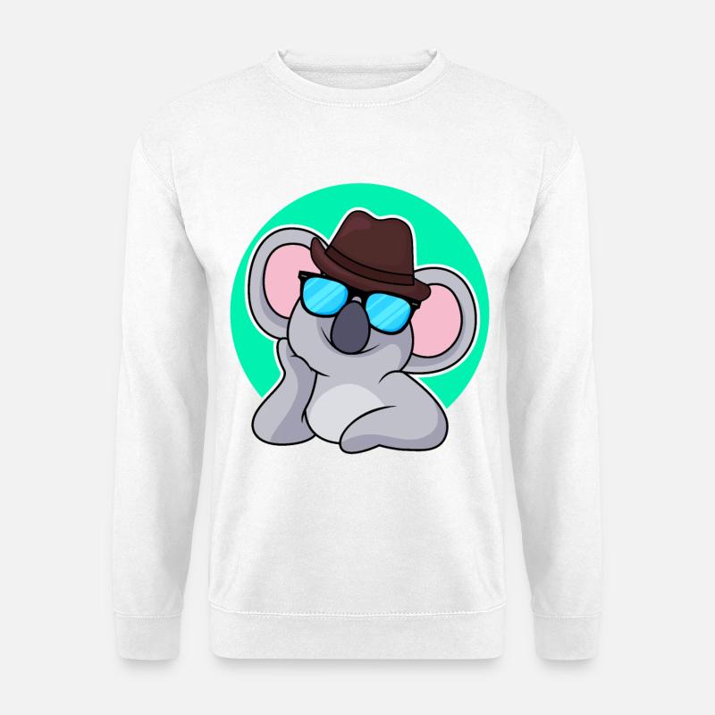 Lustiger Koala Bär - Unisex Pullover - Weiß