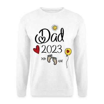 Dad 2023 - Unisex Pullover - Weiß - Vorne